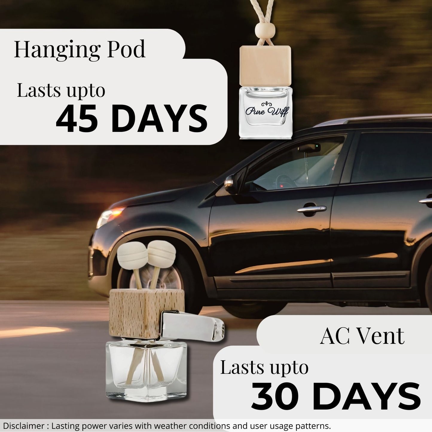 Mocha Mist | Dual Mode Car AC Vent Air Fragrance