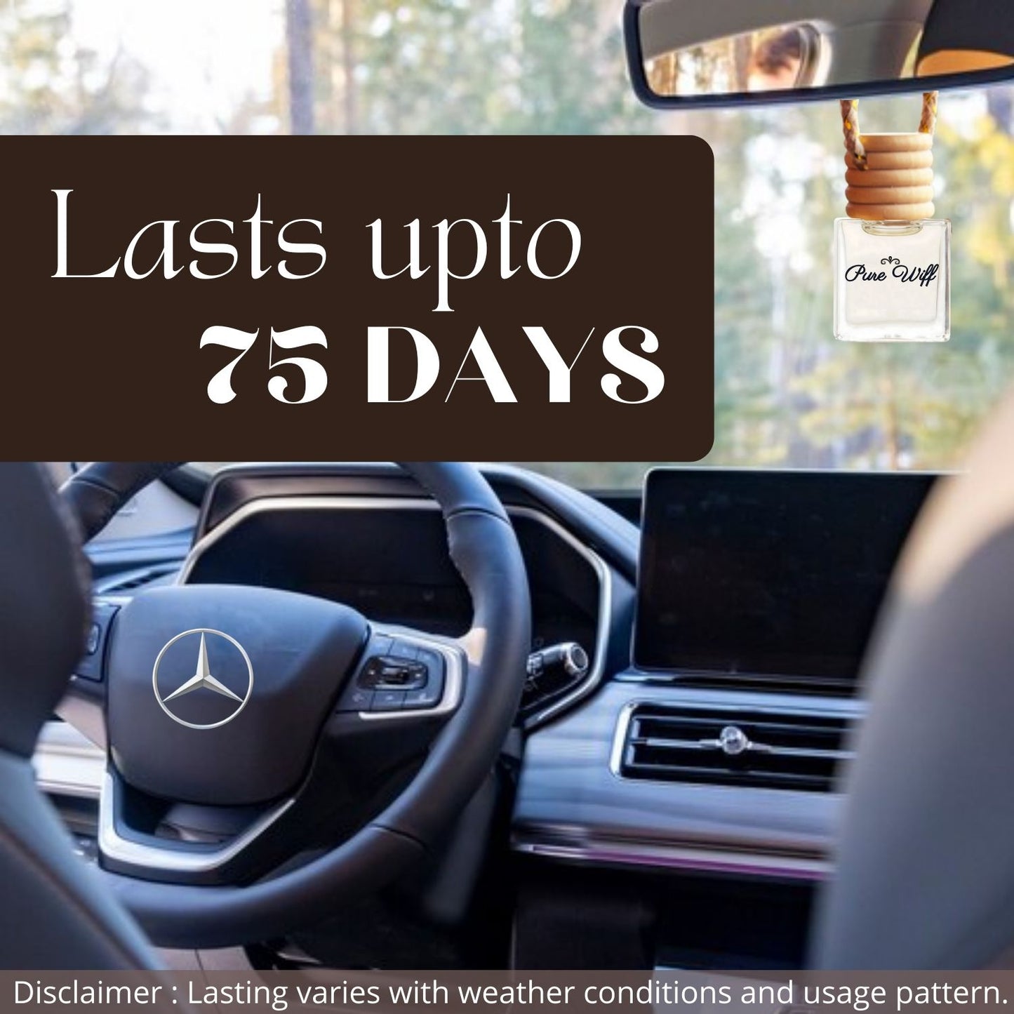 Mocha Mist | Car Hanging Pod | upto 75 days