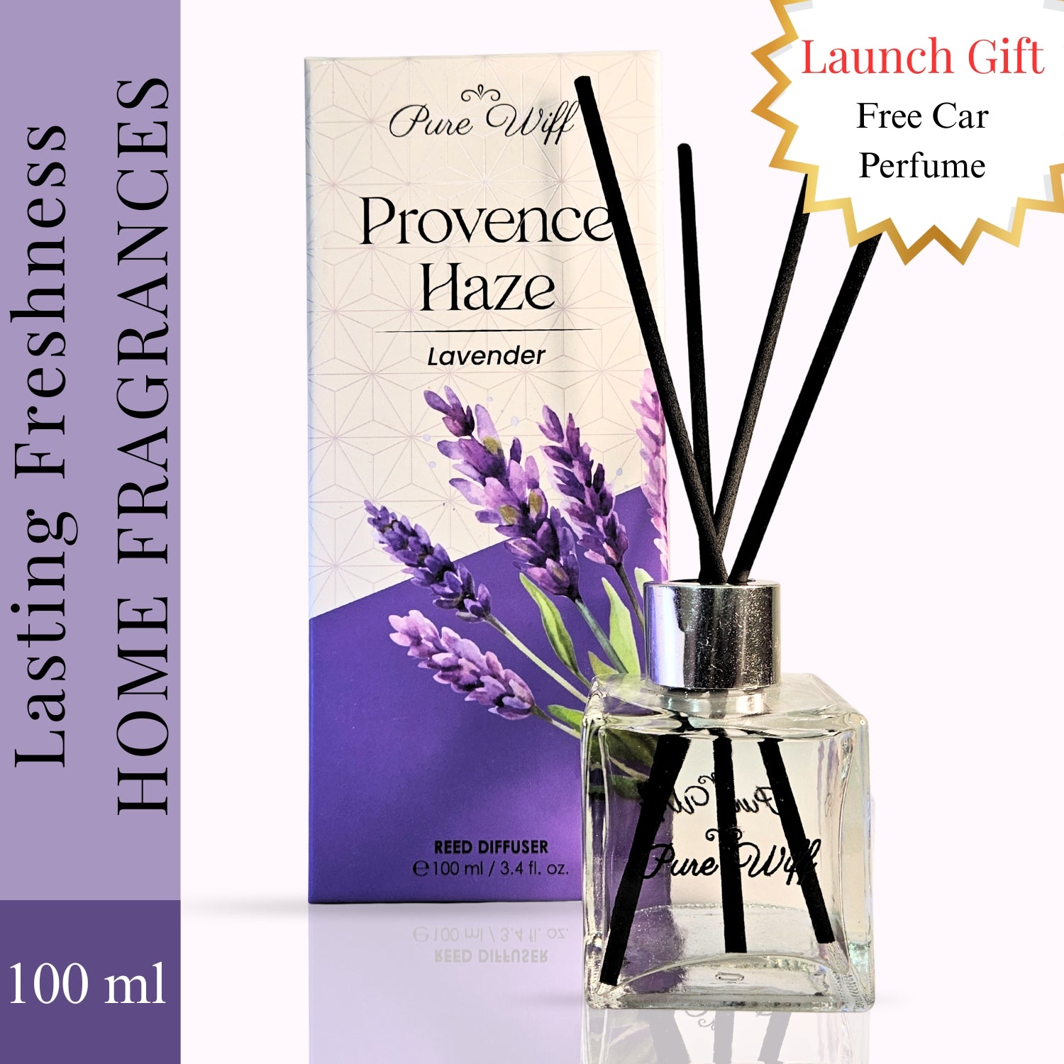 Provence Haze| Home Reed Diffuser| 100 ml – Pure Wiff