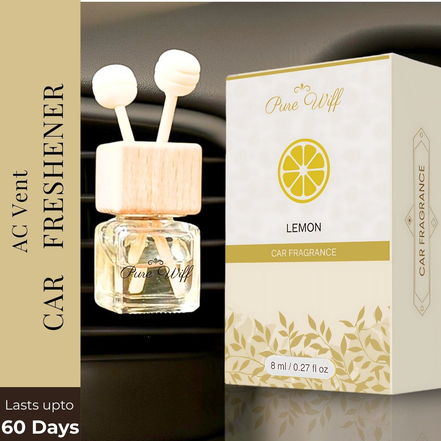 Lemon | Dual Mode Car AC Vent Air Fragrance