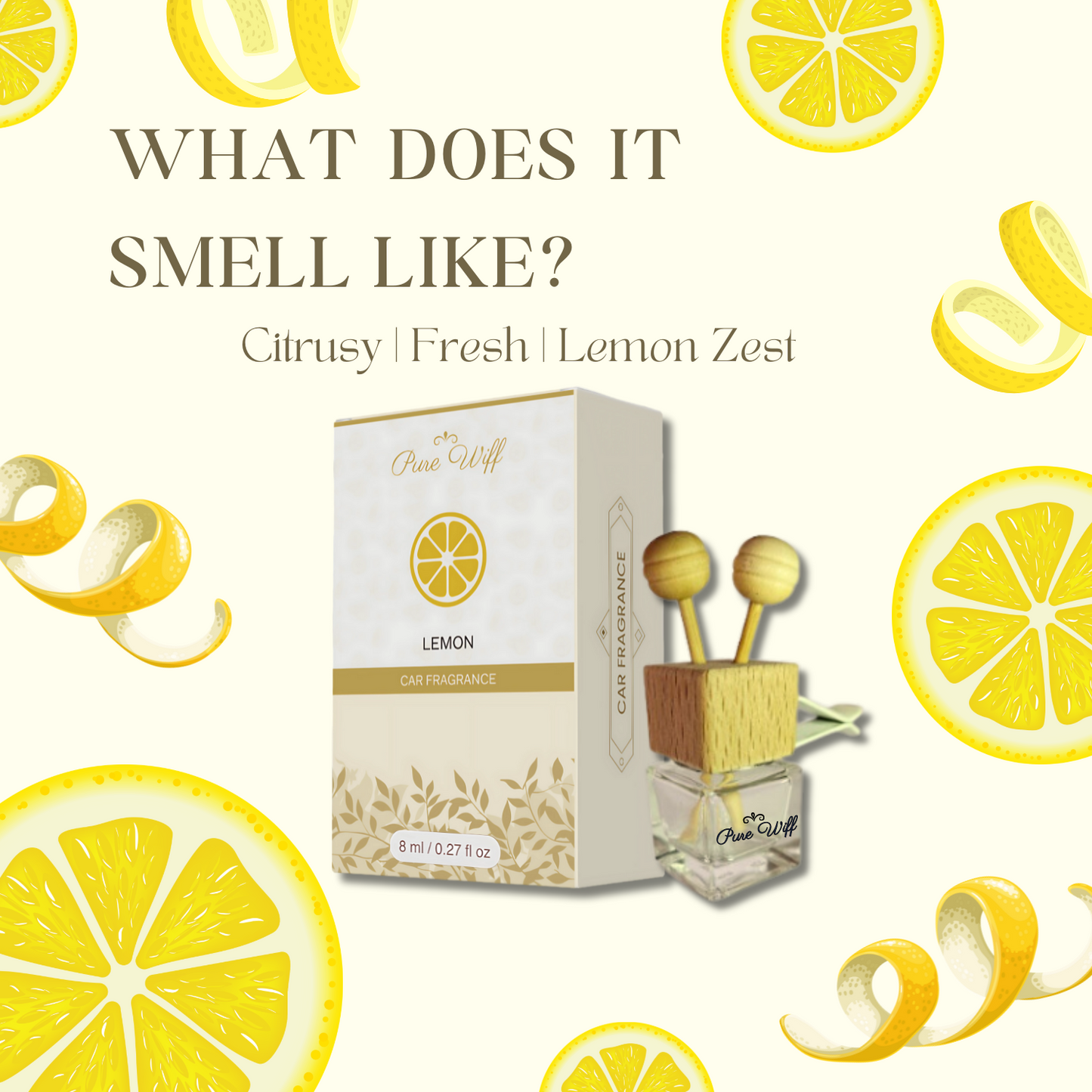 Lemon | Dual Mode Car AC Vent Air Fragrance