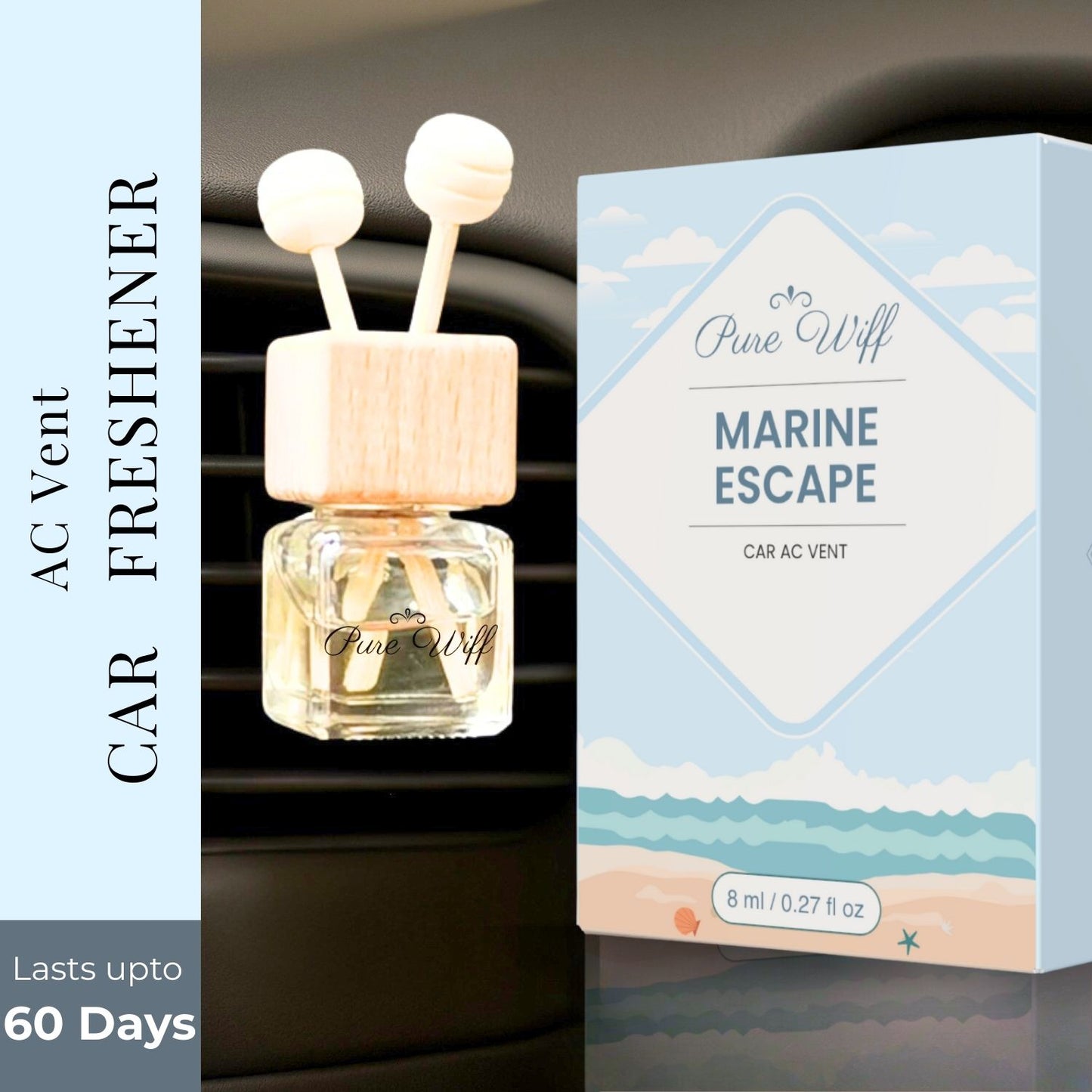 Marine Escape | Dual Mode Car AC Vent Air Fragrance