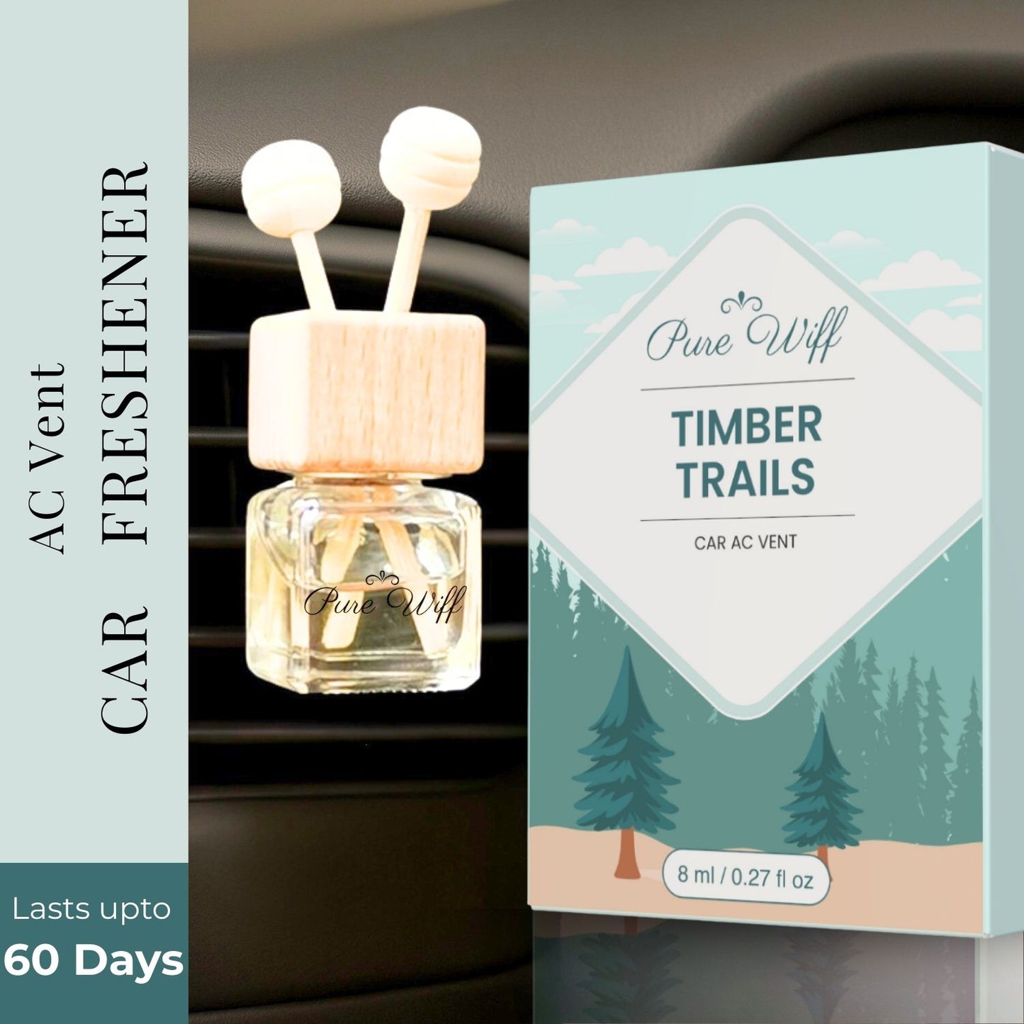 Timber Trails | Dual Mode Car AC Vent Air Fragrance